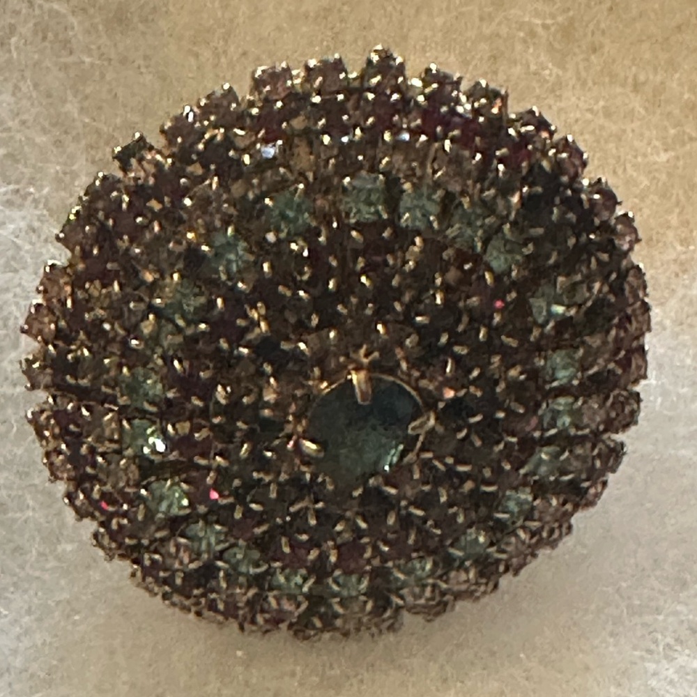 Large Rhinestones Statement Ring - image 4